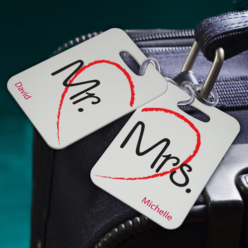 Couple's Sojourn Luggage Tags